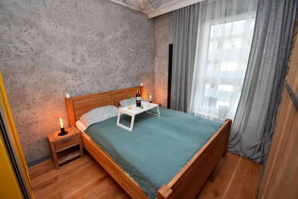 Apartament Blue Bastion Walowa 23C Z Klimatyzacja I Miejscem Parkingowym W Podziemnym Parkingu Gdansk Exterior photo